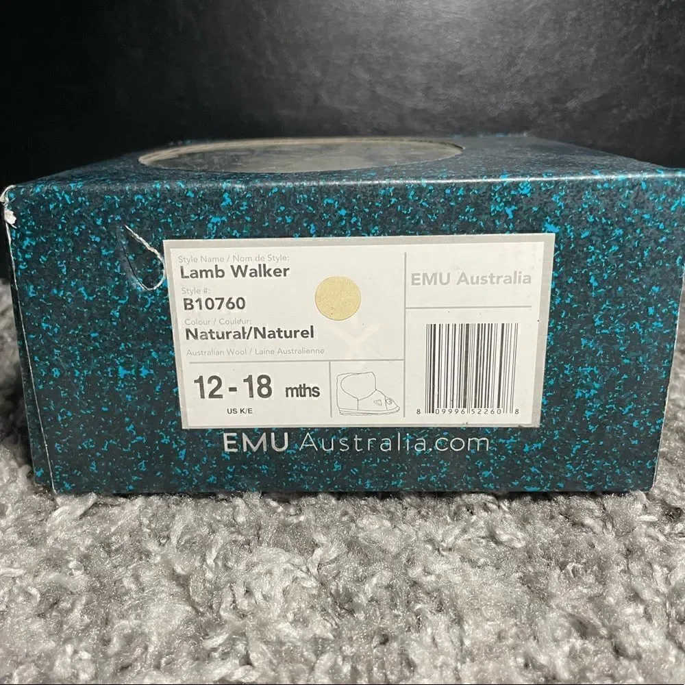NIB EMU Australia Kids Lamb Walker Boots